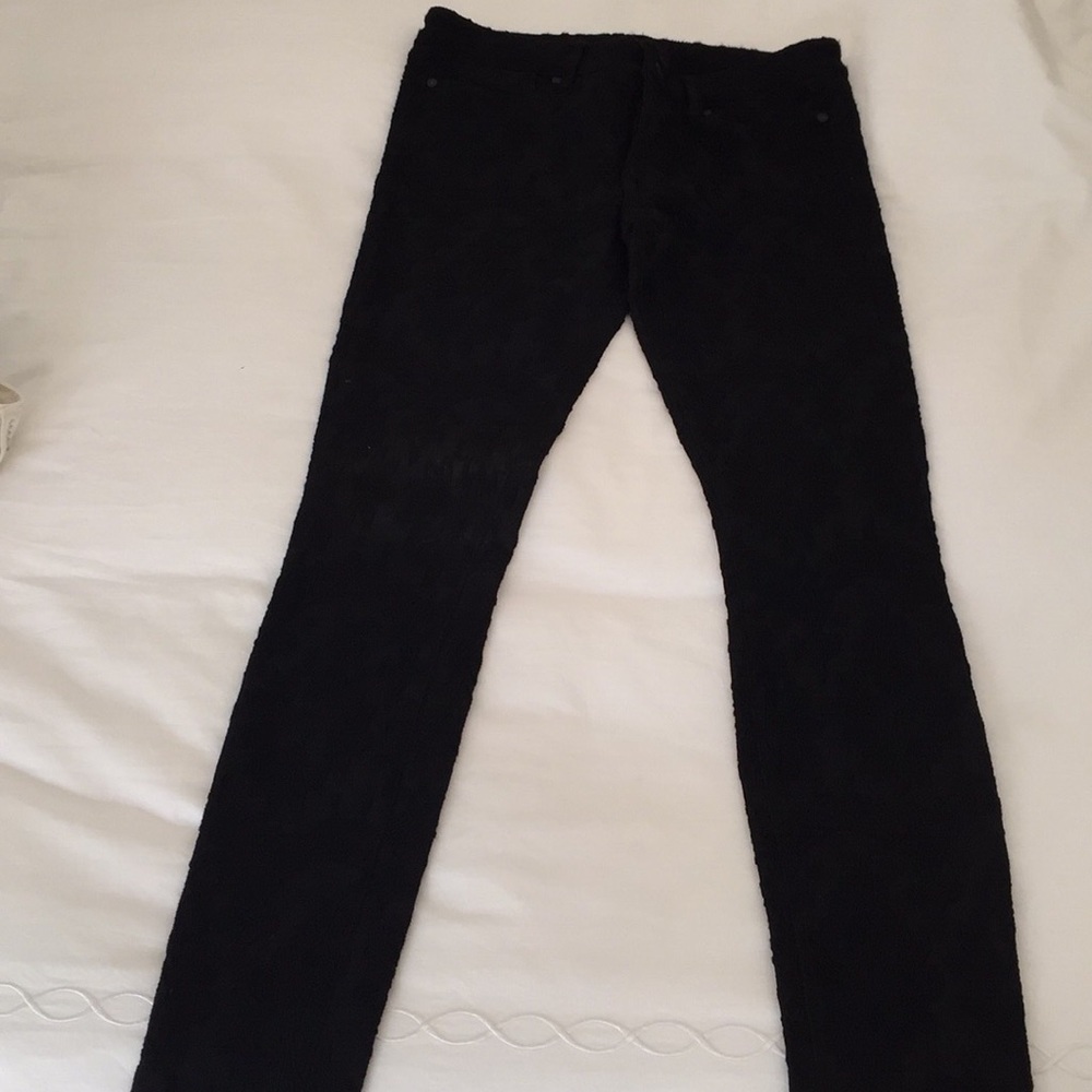 Denimocracy black lace jeans
